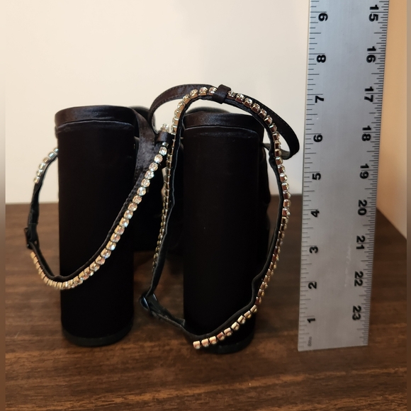 Public Desire size 9 black heels - Picture 5 of 6